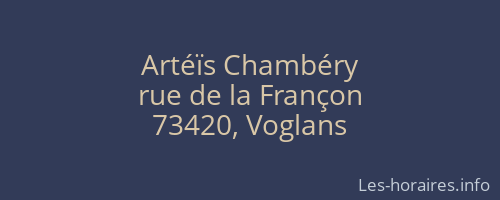 Artéïs Chambéry
