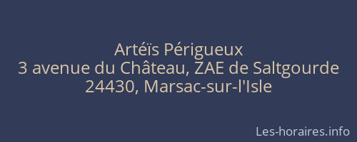 Artéïs Périgueux
