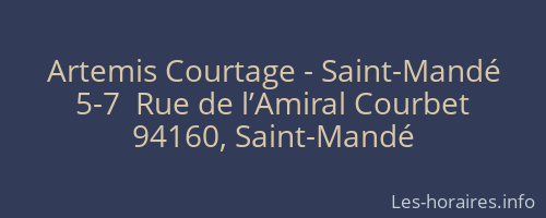 Artemis Courtage - Saint-Mandé