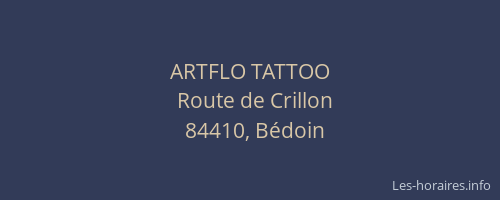 ARTFLO TATTOO
