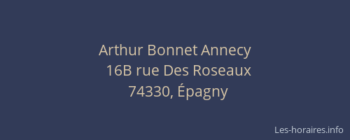 Arthur Bonnet Annecy