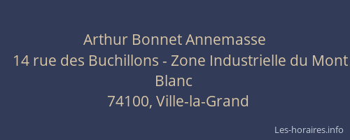 Arthur Bonnet Annemasse