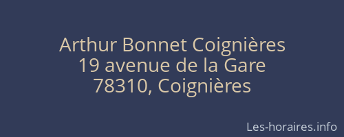 Arthur Bonnet Coignières