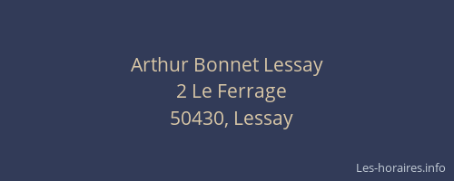 Arthur Bonnet Lessay