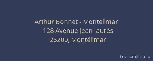 Arthur Bonnet - Montelimar