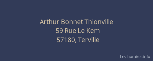 Arthur Bonnet Thionville