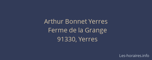 Arthur Bonnet Yerres