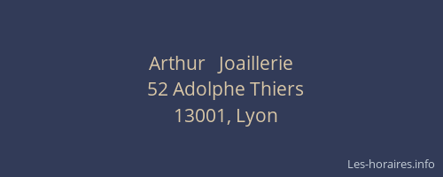 Arthur   Joaillerie
