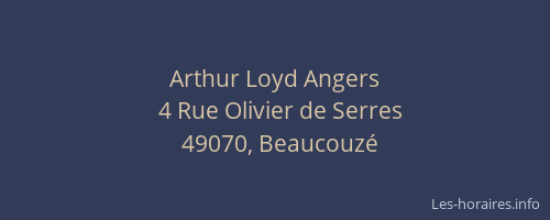 Arthur Loyd Angers