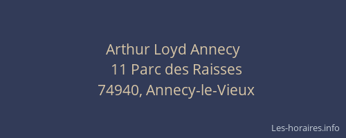 Arthur Loyd Annecy