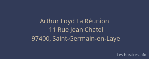 Arthur Loyd La Réunion
