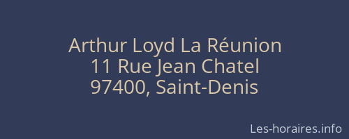 Arthur Loyd La Réunion