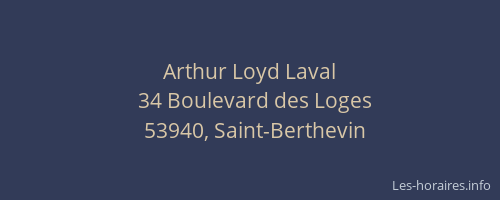 Arthur Loyd Laval