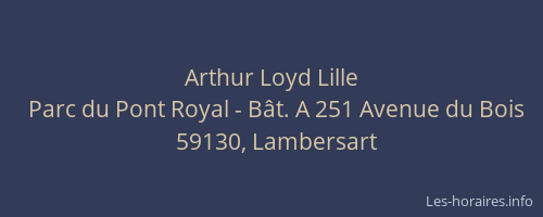 Arthur Loyd Lille