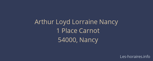 Arthur Loyd Lorraine Nancy