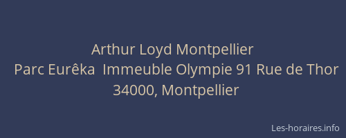 Arthur Loyd Montpellier