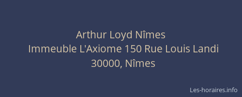 Arthur Loyd Nîmes