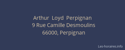 Arthur  Loyd  Perpignan