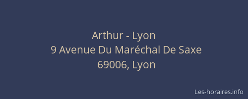 Arthur - Lyon