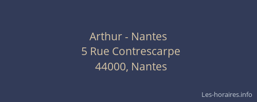 Arthur - Nantes