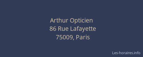 Arthur Opticien