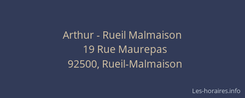 Arthur - Rueil Malmaison