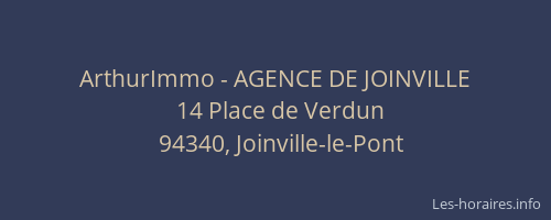 ArthurImmo - AGENCE DE JOINVILLE