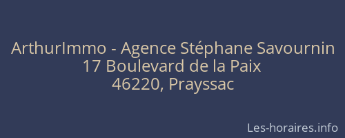 ArthurImmo - Agence Stéphane Savournin