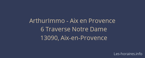 ArthurImmo - Aix en Provence