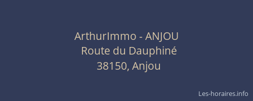 ArthurImmo - ANJOU