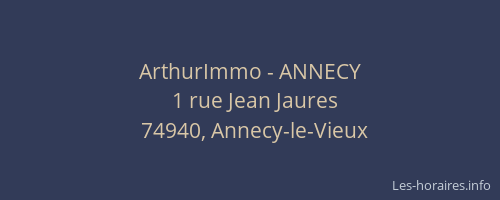 ArthurImmo - ANNECY