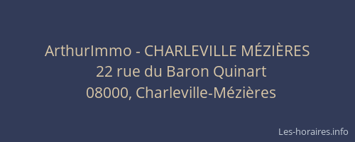 ArthurImmo - CHARLEVILLE MÉZIÈRES