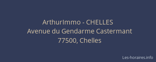 ArthurImmo - CHELLES