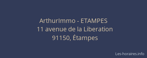 ArthurImmo - ETAMPES