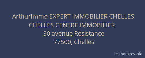 ArthurImmo EXPERT IMMOBILIER CHELLES CHELLES CENTRE IMMOBILIER