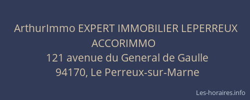 ArthurImmo EXPERT IMMOBILIER LEPERREUX ACCORIMMO