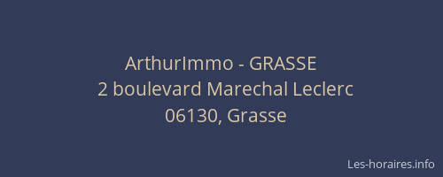 ArthurImmo - GRASSE
