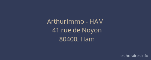 ArthurImmo - HAM
