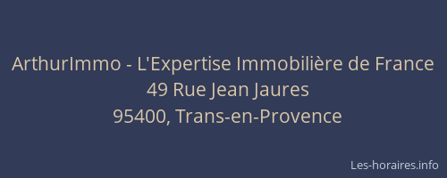 ArthurImmo - L'Expertise Immobilière de France