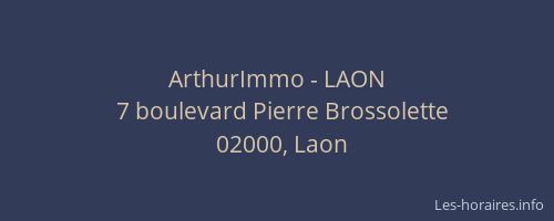 ArthurImmo - LAON