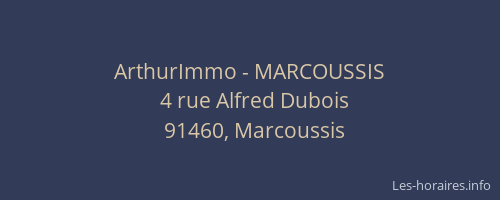 ArthurImmo - MARCOUSSIS