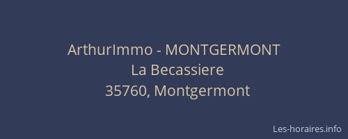 ArthurImmo - MONTGERMONT