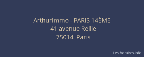 ArthurImmo - PARIS 14ÈME