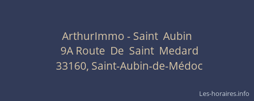 ArthurImmo - Saint  Aubin