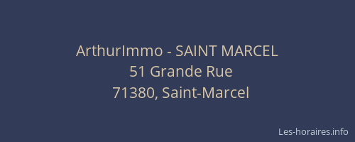 ArthurImmo - SAINT MARCEL