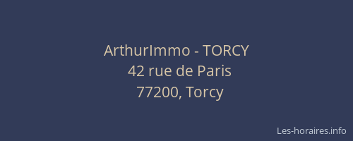 ArthurImmo - TORCY
