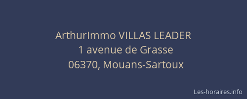 ArthurImmo VILLAS LEADER