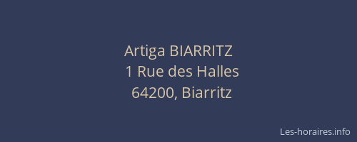 Artiga BIARRITZ