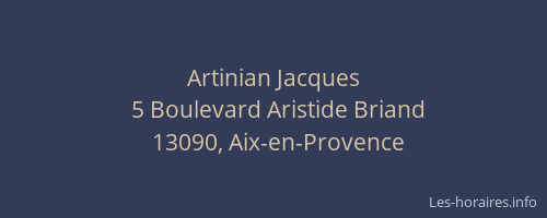 Artinian Jacques