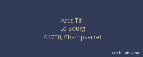 Artis Tif